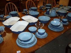 85 pieces of Denby dinner ware