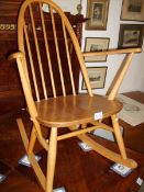 An Ercol (not marked) rocking chair