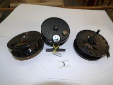 A Lewtham Leeds Classic reel and 2 Shakespeare Sigma 2860 reels