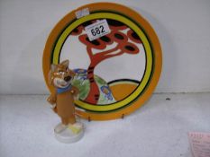 A Wade figure of Hanna Barbera character 'Mr Jinks' and A Wedgwood limited edition Clarice Cliff