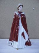 A Royal Worcester 2006 figure, Queen Elizabeth's 80th birthday,