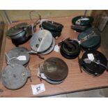 10 vintage fishing reels