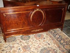 A French empire style double bed
