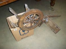 A spinning wheel in need of restoration