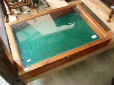 A table top display case