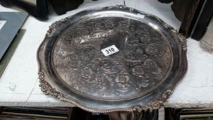 A Viner's silver plated tray