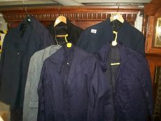 A quantity of working clothes and uniform jackets including British Rail