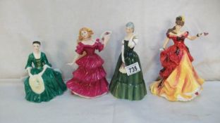 4 Royal Doulton figurines