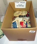 A box of collectable beer mats 1960's on