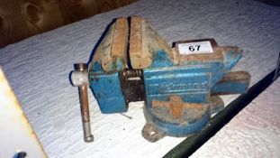 A small bench vice