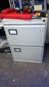 A 2 drawer filing cabinet