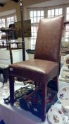 A leatherette chair a/f