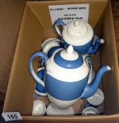 A blue & white tea set