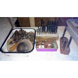 A quantity of drill bits etc.