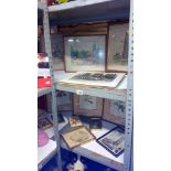 A quantity of framed & glazed pictures etc.