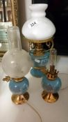 3 Italian porcelain table lamps