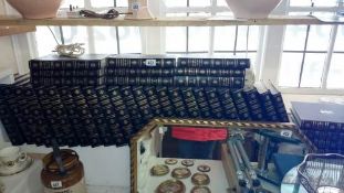A large quantity of Britannica encyclopedias