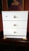 A 3 drawer chest