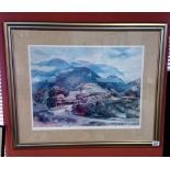 A framed & glazed limited edition print signed Kenneth Jack 1982