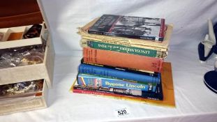 A quantity of books on Lincoln etc.