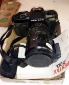 A Pentax camera
