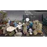 A very large quantity of garden ornaments