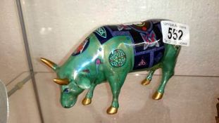 A 6001 Celtic cow from cow parade