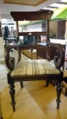 A Victorian mahogany carver chair