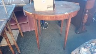 Edwardian inlaid side table a/f