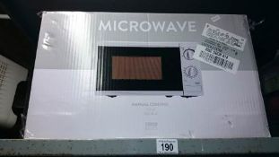A new microwave oven