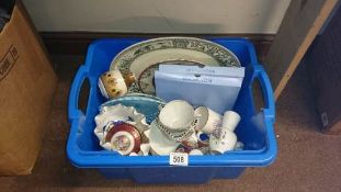 A quantity of miscellaneous china including Wedgwood