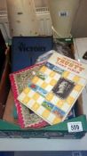 A quantity of stamp albums & catalogues