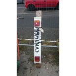 Number plate trailer board