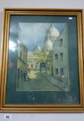 A framed & glazed street scene