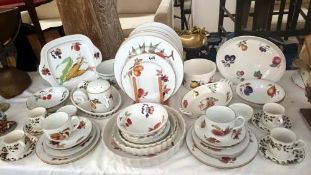 A quantity of miscellaneous dinnerware including Royal Worcester & Midwinter etc.