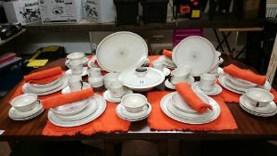 A large dinner service 'Morning Star'
