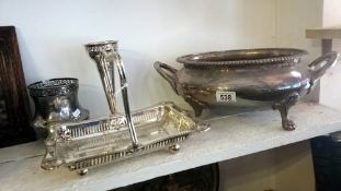 A quantity of silver plate