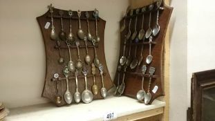 A quantity of collectors spoons