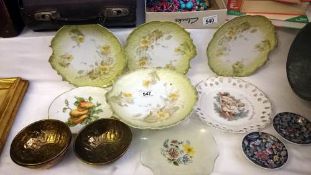 A quantity of miscellaneous plates & dishes etc.