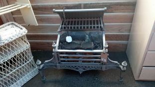 Edwardian style coal effect electric fire