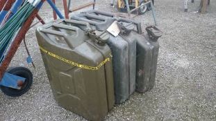 3 Jerry cans