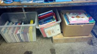 A large quantity of children's books