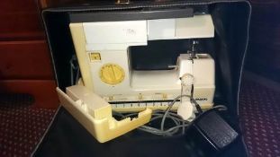 A Brother sewing machine in case