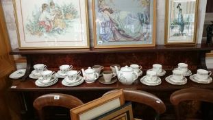 A mixed lot of teaware including Royal Albert