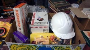 A box of miscellaneous including craft items