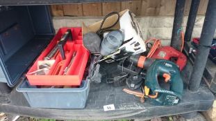 A shelf of tools