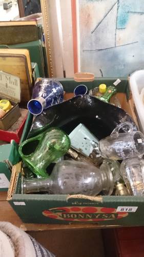 A box of glass ware