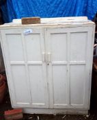 A painted cupboard