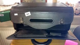 A leather attache' case