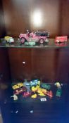 A mixed lot of die cast toys